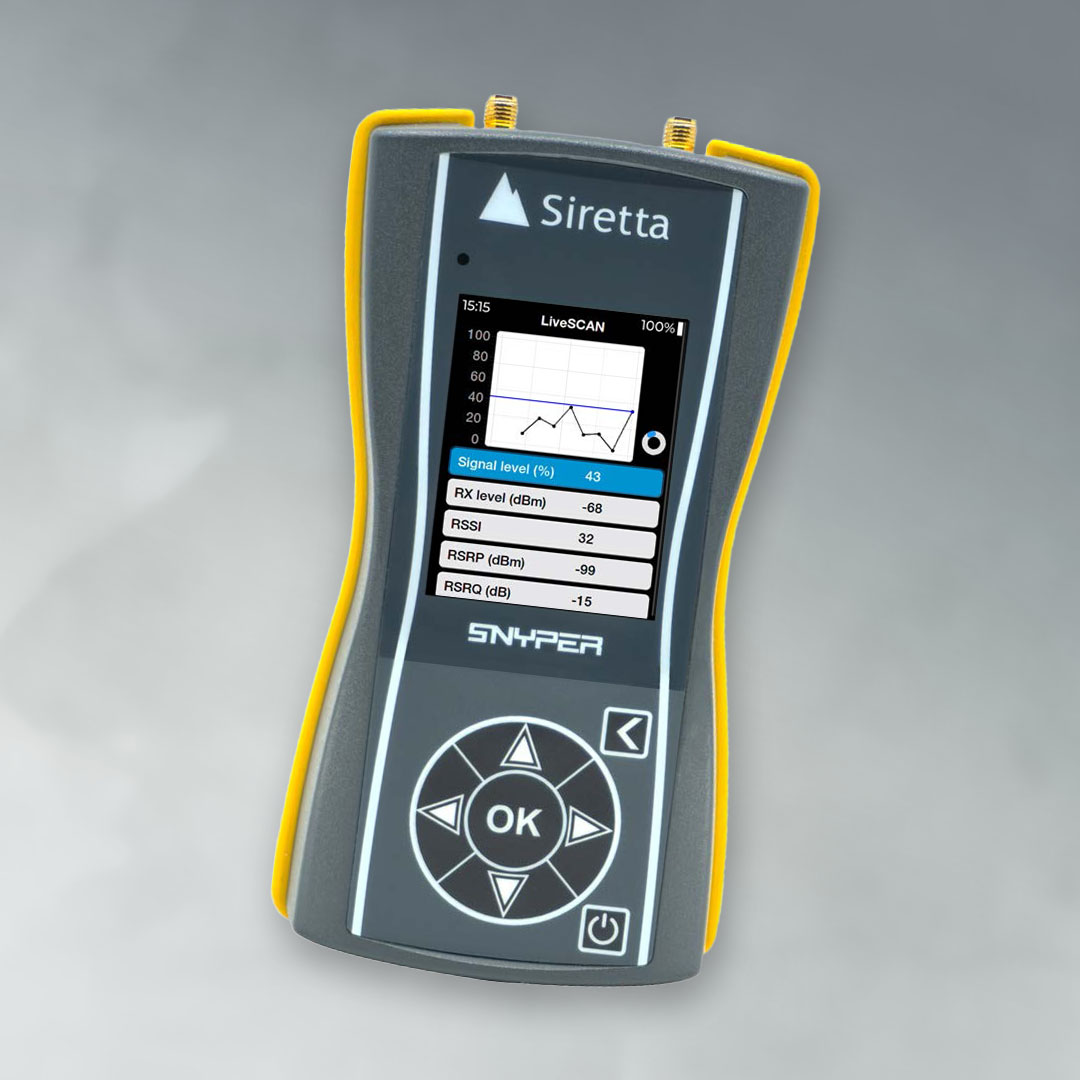 SNYPER firmy Siretta: analizuj sieci komórkowe